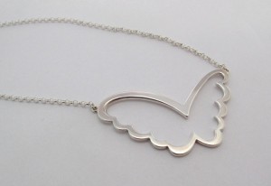 Butterfly collier